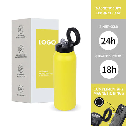 Magnetic Stainless Steel Water Bottle