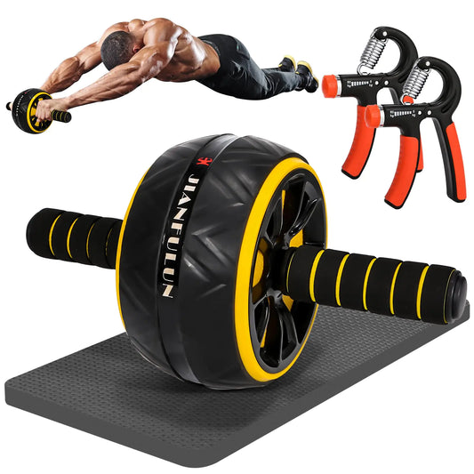 Ab Roller w/ Grip Trainer