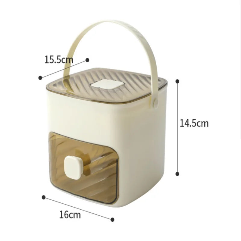 Eco-Friendly BPA-Free 48-Cube Silicone Ice Tray with Lid