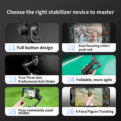 AOCHUAN 3-axis Handheld Gimbal Stabilizer