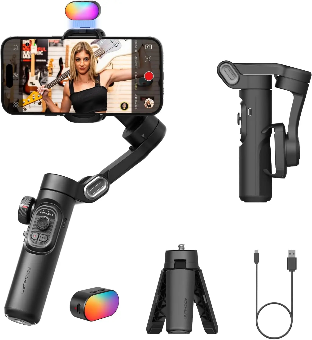 AOCHUAN 3-axis Handheld Gimbal Stabilizer