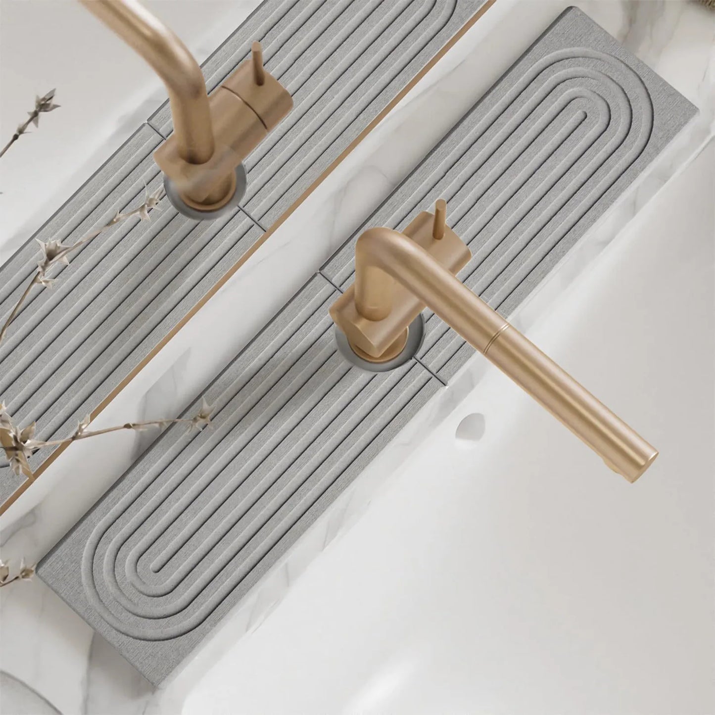 Absorbent Kitchen Sink Splash Guard