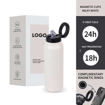 Magnetic Stainless Steel Water Bottle