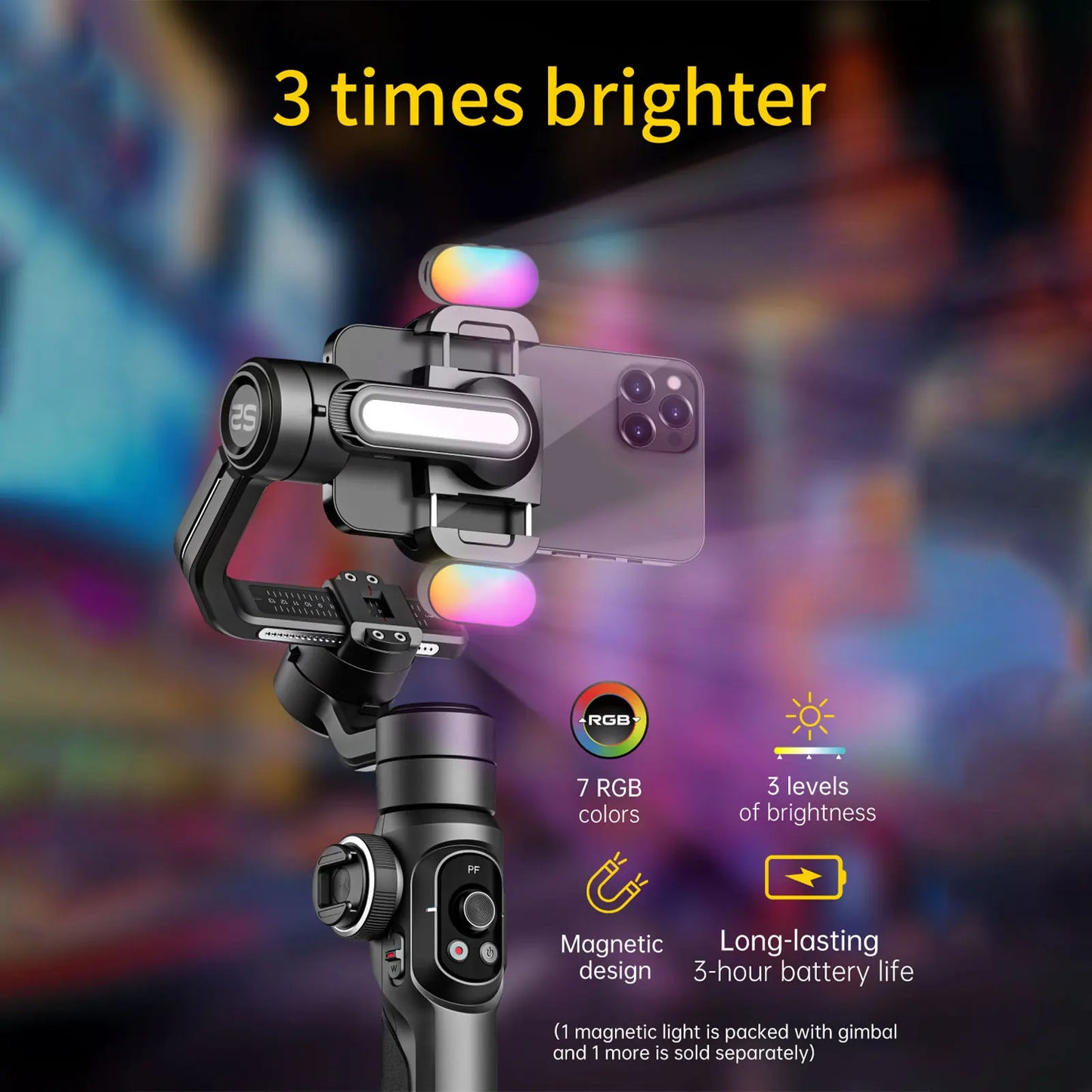 AOCHUAN Smart S2 Kit Professional 3-Axis Handheld Gimbal Stabilizer