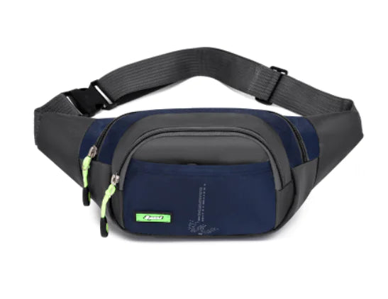 Waterproof Nylon Fanny Pack Running Belt with Bottle Holder
